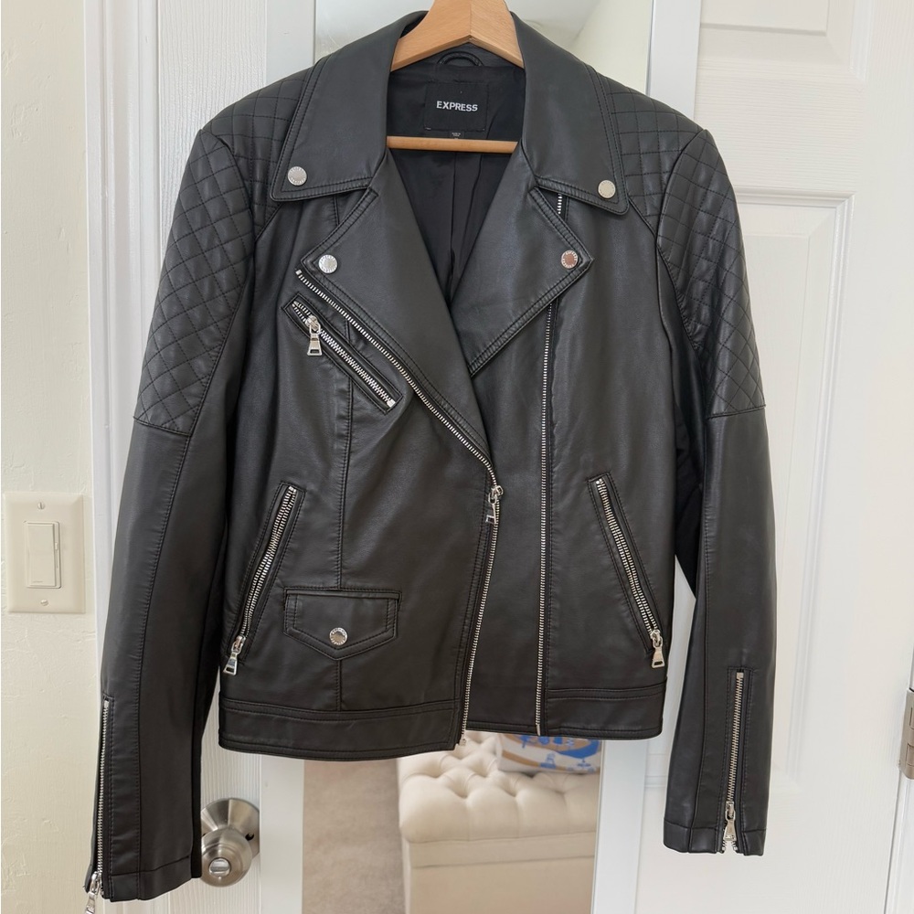 Express leather jacket